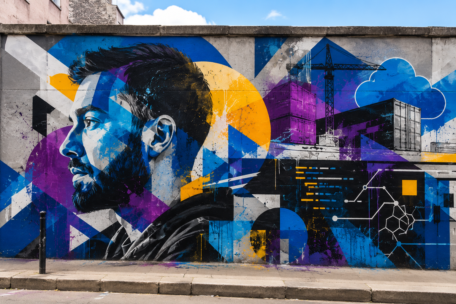 Infra street graff